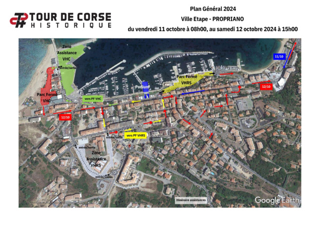 [Info Circulation ] Propriano, ville étape du Tour de Corse Historique