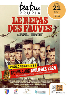 { Théâtre } LE REPAS DES FAUVES