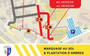 Travaux : plan de circulation 2025